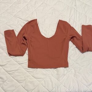 lululemon athletica Terracotta Crop Top